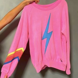 Pink AV crewneck